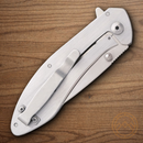Bear & Son Folding Knife 3" 440 Steel Blade Stainless Handle