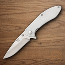 Bear & Son Folding Knife 3" 440 Steel Blade Stainless Handle