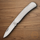 Bear & Son Folding Knife Stainless Steel Blade Brushed Stainless Handle