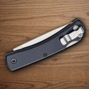 Bear & Son Small Farmhand Folding Knife 2.63" Stainless Steel Blade Black Aluminum Handle