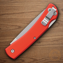 Bear & Son Large Farmhand Folding Knife 3.63" Stainless Steel Blade Red Aluminum Handle
