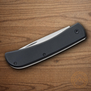 Bear & Son Large Farmhand Folding Knife 3.63" Stainless Steel Blade Black Aluminum Handle