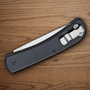 Bear & Son Large Farmhand Folding Knife 3.63" Stainless Steel Blade Black Aluminum Handle
