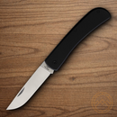 Bear & Son Large Farmhand Folding Knife 3.63" Stainless Steel Blade Black Aluminum Handle