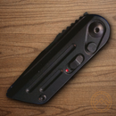 Bear & Son Auto Bold Action XIV Folding Knife 1.5" 14C28N Sandvik Steel Blade Black Stainless Handle