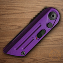 Bear & Son Auto Bold Action XIV Folding Knife 1.5" 14C28N Sandvik Steel Blade Purple Stainless Handle