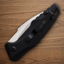 Bear & Son Auto Bold Action XVII Folding Knife 2.88" 14C28N Sandvik Steel Blade Black Aluminum Handle