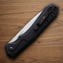 Bear & Son Auto Bold Action XVI Folding Knife 3.25" CPM S35VN Steel Blade Black Aluminum Handle