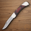 Bear & Son Lockback Folding Knife Stainless Steel Blade Rosewood  Handle