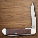 Bear & Son Mini Trapper Folding Knife 2" High Carbon Steel Blade Rosewood Handle