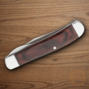Bear & Son Mini Trapper Folding Knife 2" High Carbon Steel Blade Rosewood Handle