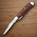 Bear & Son Mini Trapper Folding Knife 2" High Carbon Steel Blade Rosewood Handle