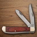 Bear & Son Mini Trapper Pocket Knife Stainless Steel Blade Rosewood Handle