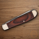 Bear & Son Mini Trapper Pocket Knife Stainless Steel Blade Rosewood Handle