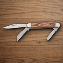 Bear & Son Medium Stockman Pocket Knife Stainless Steel Blade Rosewood Handle