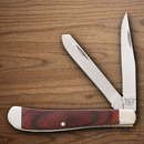 Bear & Son Slimline Trapper Pocket Knife Stainless Steel Blade Rosewood Handle