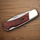 Bear & Son Executive Lockback Folding Knife Stainless Steel Blade Rosewood Handle