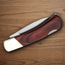 Bear & Son Executive Lockback Folding Knife Stainless Steel Blade Rosewood Handle