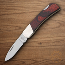 Bear & Son Executive Lockback Folding Knife Stainless Steel Blade Rosewood Handle
