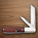 Bear & Son Large Barlow Pocket Knife 440 Steel Blade Rosewood Handle