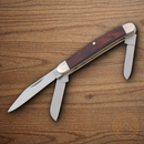 Bear & Son Small Stockman Pocket Knife Stainless Steel Blade Rosewood Handle
