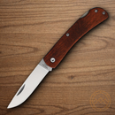 Bear & Son Small Lockback Folding Knife 2.63" Stainless Steel Blade Rosewood Handle
