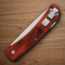 Bear & Son Lockback Folding Knife 3.5" Stainless Steel Blade Rosewood Handle