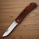 Bear & Son Lockback Folding Knife 3.5" Stainless Steel Blade Rosewood Handle