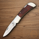 Bear & Son Medium Lockback Folding Knife Stainless Steel Blades Rosewood Handle
