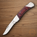 Bear & Son Professional Folding Knife 3.63" High Carbon Steel Blade Rosewood Handle