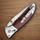Bear & Son Slidelock Folding Knife 2.75" 14C28N Sandvik Steel Blade Rosewood Handle