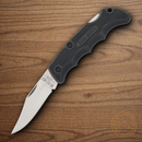 Bear & Son Lockback Folding Knife Stainless Steel Blade Black Rubber Handle