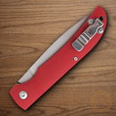Bear & Son Folding Knife 3.5" D2 Tool Steel Blade Red G10 Handle