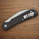 Bear & Son Folding Knife 3.25" D2 Tool Steel Blade Carbon Fiber Handle