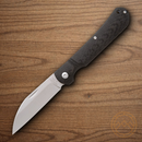 Bear & Son Folding Knife 3.25" D2 Tool Steel Blade Carbon Fiber Handle