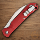 Bear & Son Wharncliffe Folding Knife 3.25" D2 Tool Steel Blade Red G10 Handle