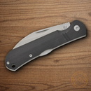 Bear & Son Lockback Folding Knife 3.13" Stainless Steel Blade Black G10 Handle