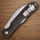 Bear & Son Lockback Folding Knife 3.13" Stainless Steel Blade Black G10 Handle