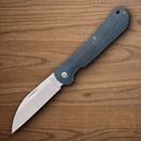 Bear & Son Wharncliffe Folding Knife 3.25" D2 Tool Steel Blade Denim Micarta Handle