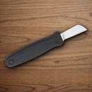 Bear & Son Cushion Grip Folding Knife 1.75" High Carbon Steel Blade Black Rubber Handle