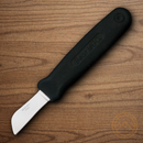 Bear & Son Cushion Grip Folding Knife 1.75" High Carbon Steel Blade Black Rubber Handle