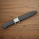 Bear & Son Subhilt Fighter Fixed Knife 6" D2 Tool Steel Blade White/Black Bone/G10 Handle