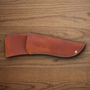 Bear & Son Skinner Fixed Knife 2.75" Damascus Steel Blade India Stag Bone Handle