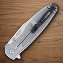 Bear & Son Linerlock Folding Knife 3.25" 440 Steel Blade Stainless Handle