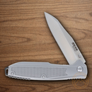 Bear & Son Linerlock Folding Knife 3.25" 440 Steel Blade Stainless Handle