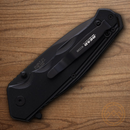 Bear & Son Sideliner Folding Knife 3.5" 440 Steel Blade Black G10 Handle