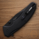 Bear & Son Sideliner Folding Knife 3.5" Stainless Steel Blade Black Zytel Handle