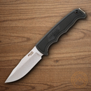 Bear & Son Fixed Knife 3.63" 440 Steel Blade Black Kraton Handle