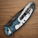Bear & Son Brisk Folding Knife 3.5" 440 Steel Blade True Timber Rift Zytel Handle