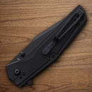 Bear & Son Folding Knife 3.5" Stainless Steel Blade Black G10 Handle